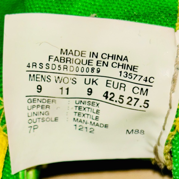 DC Comics CONVERSE Green/Purple Batgirl ? Question Mark Hi Top Sneakers W11 M9 - Picture 12 of 13